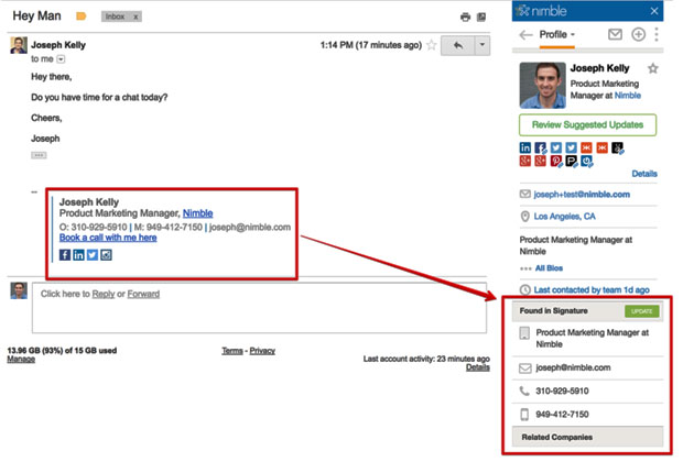 Nimble screen shot