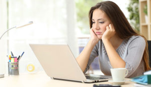 frustrated consumer