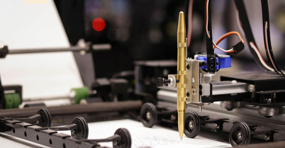 handwrytten robotic letter writing